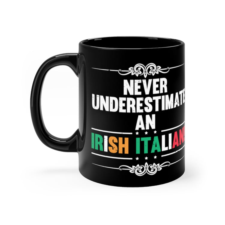 11oz Black Coffee Mug Ceramic Humorous Patriotic Nationalistic Italia Nationalism Lover Hilarious Patriotism Enthusiast Chauvinism Devotee