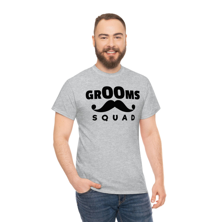 Funny Groom Squad Wedding Bachelors Mustache Wedding Hilarious Grooms Bridal Sayings Engagement Fiance