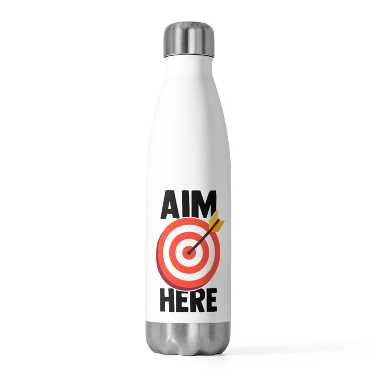 20oz Insulated Bottle Humorous Aim Projectiles Leisure Fun Sports Enthusiast Novelty Entertainment
