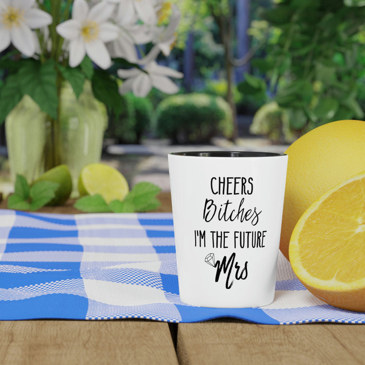 Shot Glass Party Ceramic Tequila Humorous Getting Married Drinking Statements Mockeries Novelty Wedding Drinkers