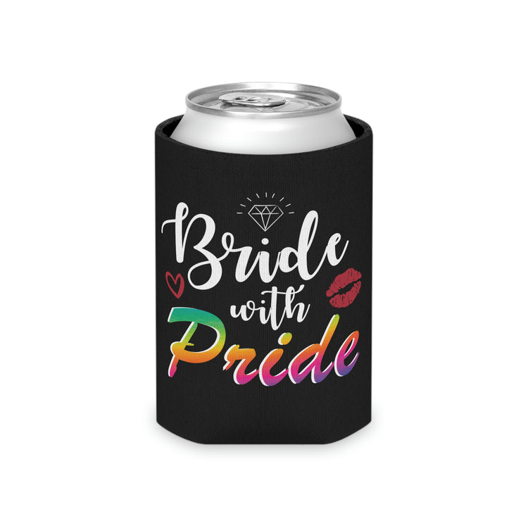 Beer Can Cooler Sleeve Humorous LGBTQ Bridal Appreciation Statements Puns Hilarious Supportive Bridesmaid