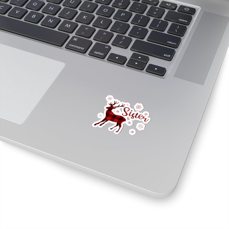 Sticker Decal Christmas Reindeer Family| Mommy And Me  | Father Daughter Gift |Stickers For Laptop Car