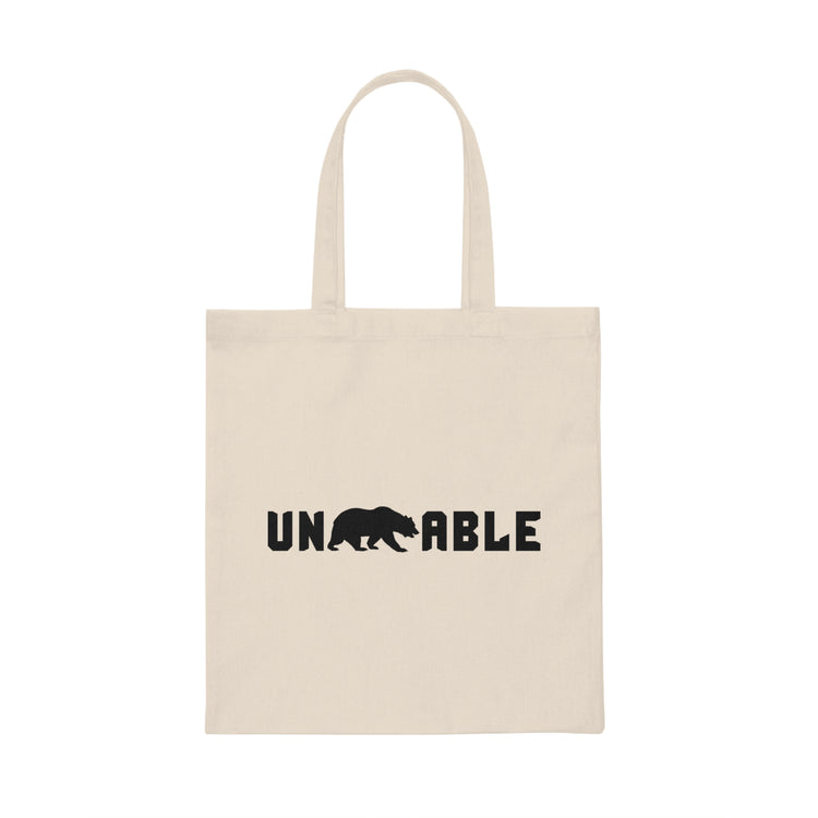 Humorous Designs Unbearably Hunters Gift Funny Unbearable Personality Hilarious Pun Men Women Canvas Tote Bag