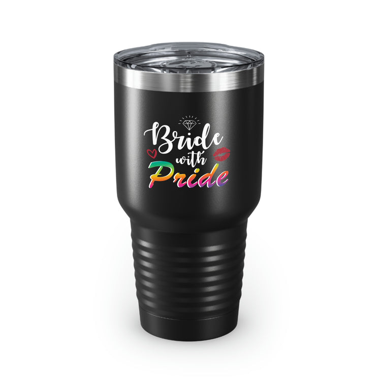 30oz Tumbler Stainless Steel Colors Humorous LGBTQ Bridal Appreciation Graphic Puns Hilarious Supportive Bridesmaid