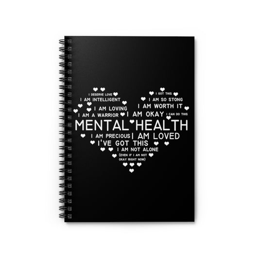 Spiral Notebook  Hilarious Recognizing Psychiatric Brain Thinking Abnormality Humorous Intellectual Disorders Sick Psychiatry