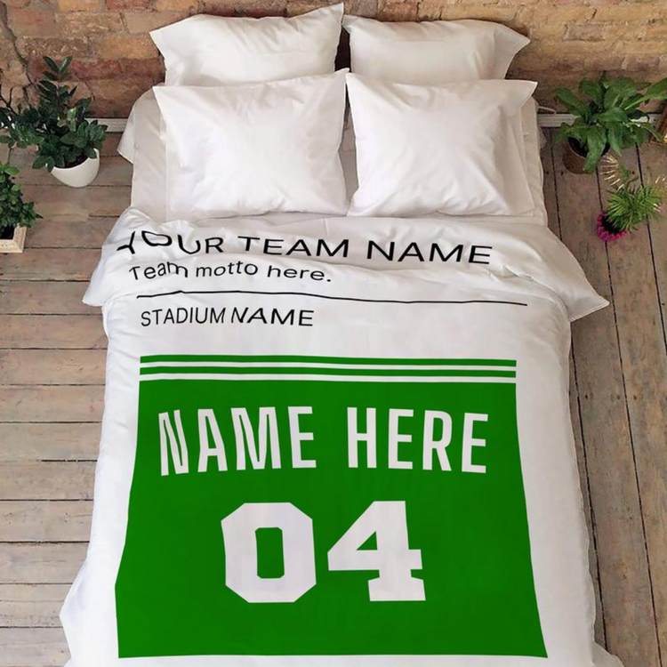 Personalized Football Team Name Blanket