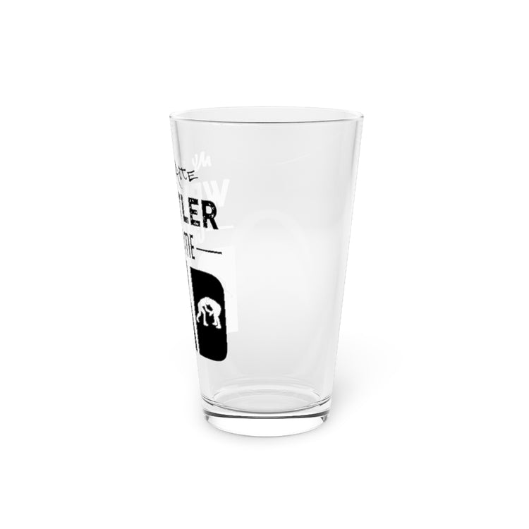 Beer Glass Pint 16oz  Humorous Wrestling Enthusiasts