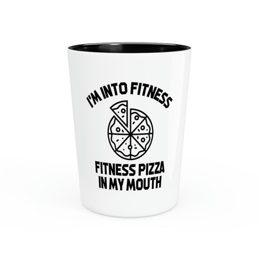 Shot Glass Party Ceramic Tequila Hilarious Sayings Gym Workout Pizza Italy Fitness Italian Food Pizza Women Men Gags