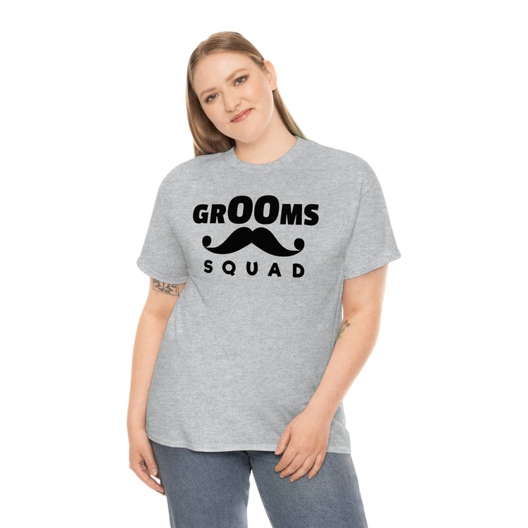 Funny Groom Squad Wedding Bachelors Mustache Wedding Hilarious Grooms Bridal Sayings Engagement Fiance