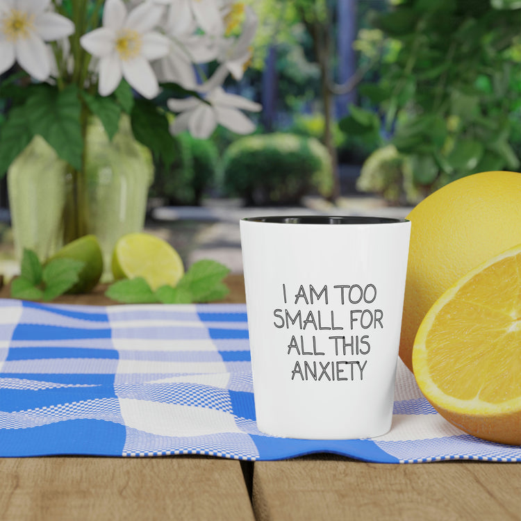 Shot Glass Party Ceramic Tequila Hilarious Impassive Introverted  Sarcastic Statements Gag  Distant Introverts