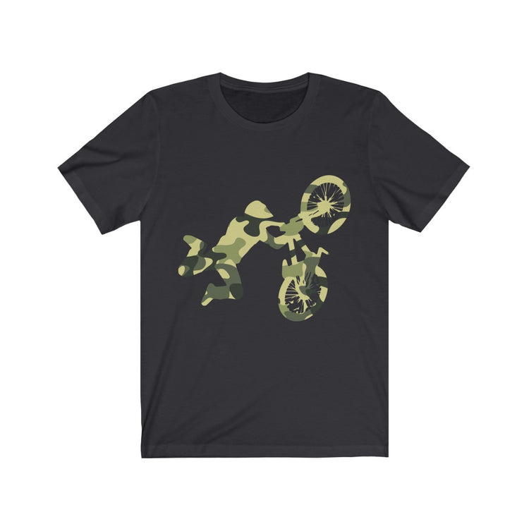 Humorous Military Colors Pattern Bicycle Motocross Hilarious Two-Wheeler