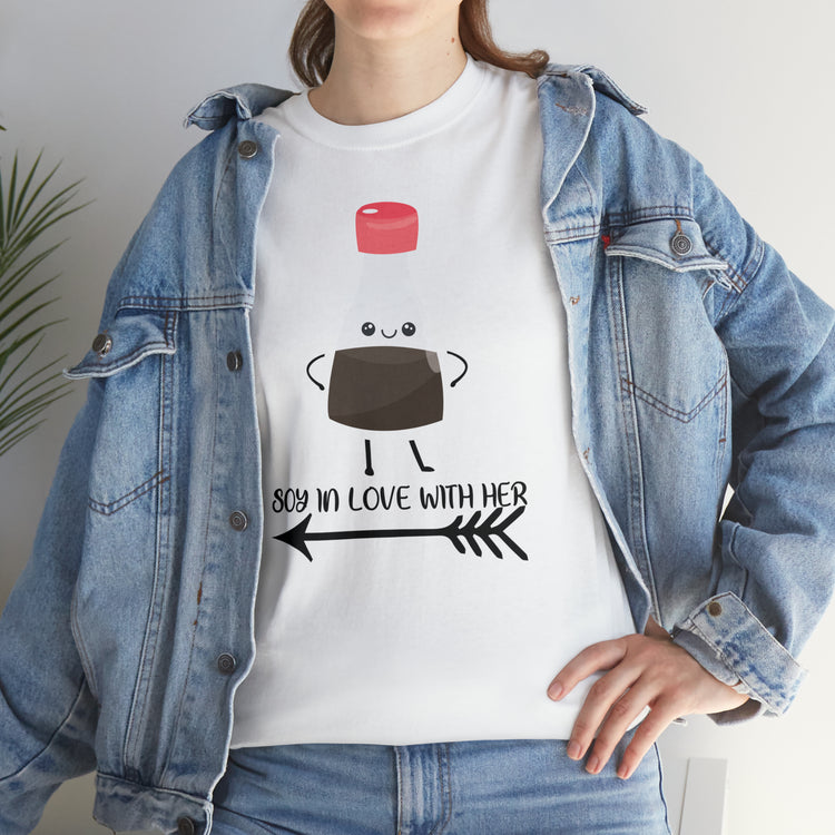 Shirt Funny Soy Lover Sarcastic Introvert Flirty Vegan Trendy Quirky Playful Hipster T-Shirt Unisex Heavy Cotton Tee