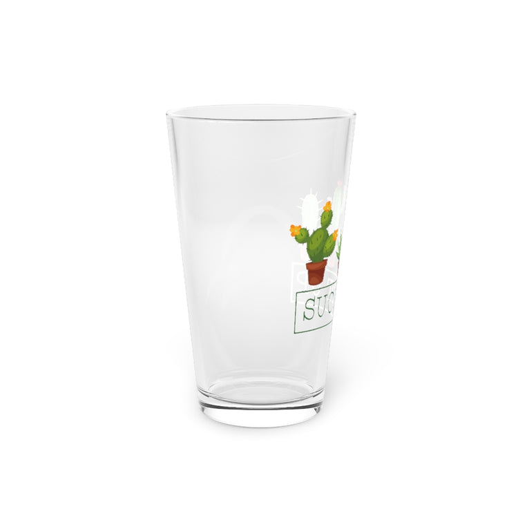 Beer Glass Pint 16oz  It Up Cactus