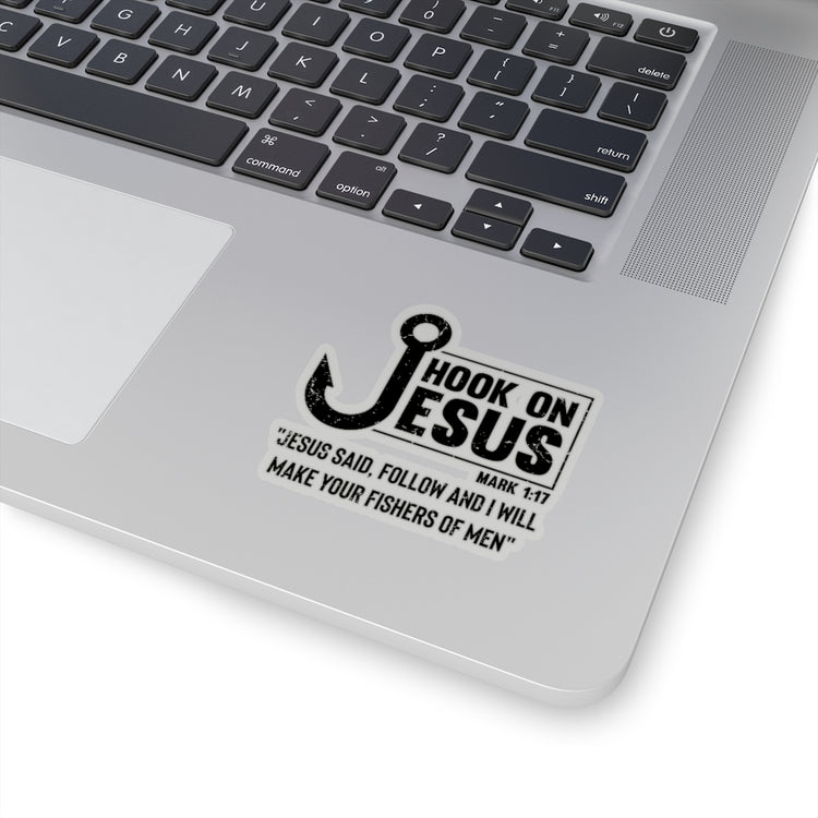 Sticker Decal Humorous Fisherman Priesthood Catholic Church Pastor Pun Humorous Christianity Stickers For Laptop Car