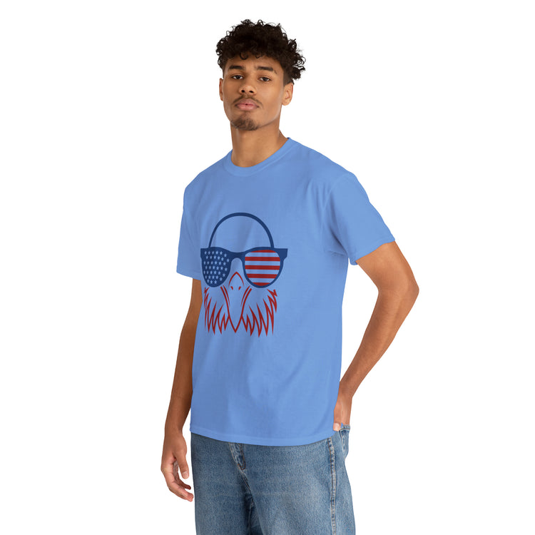 Shirt Funny Cute Patriotic Eagle American Flag 4th Of July Freedom National  Pride T-Shirt Gift Unisex Heavy Cotton Tee