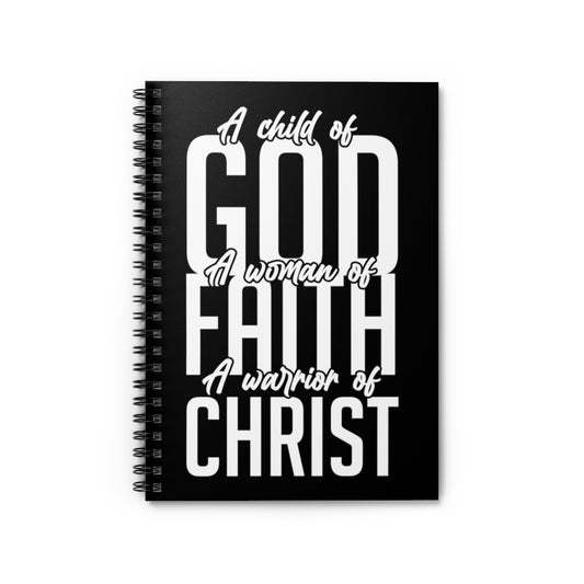 Spiral Notebook   Inspirational Fighting Prayer Uplifting Statements Catholic Motivating