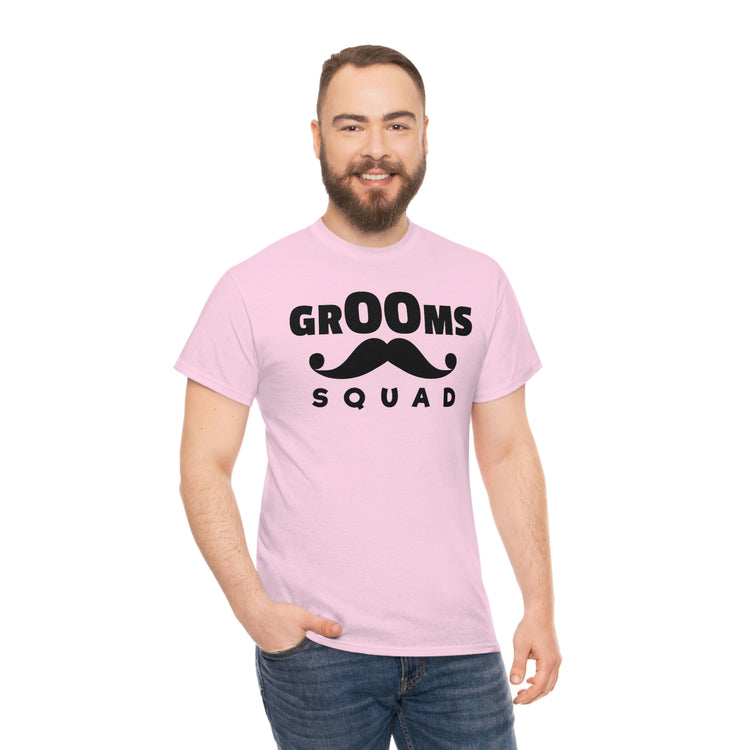 Funny Groom Squad Wedding Bachelors Mustache Wedding Hilarious Grooms Bridal Sayings Engagement Fiance