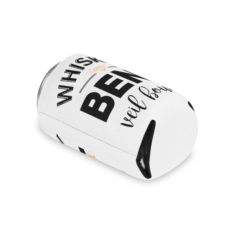 Beer Can Cooler Sleeve  Funny Wedding Veils Entourages Sarcastic Engagement Bridal Hilarious Drunk