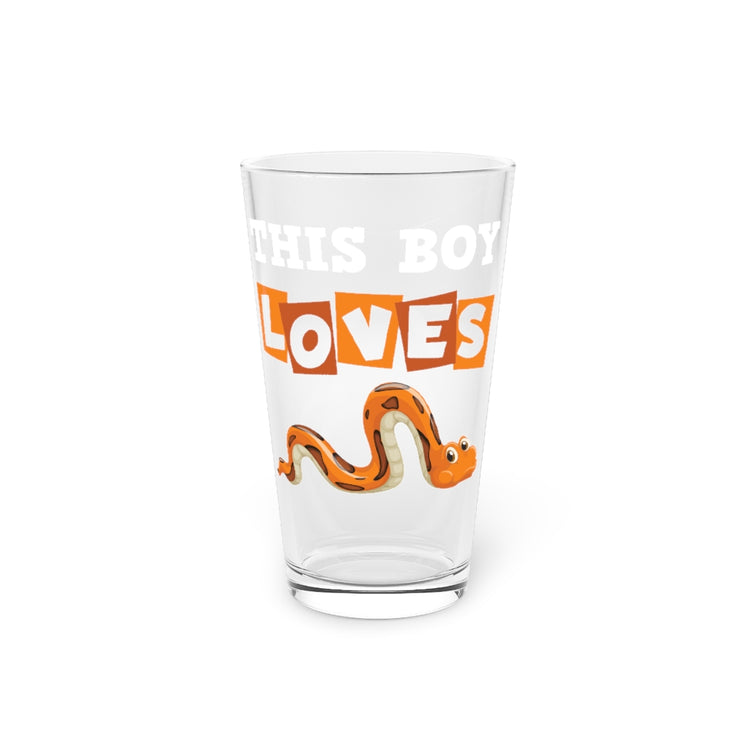 Beer Glass Pint 16oz  Novelty Corn Snakes Enthusiasts