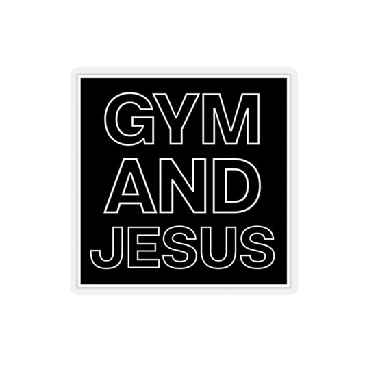 Sticker Decal Novelty Cute Church Inspirational Cool Bodybuilder Christianity Workout Fitness Stickers For Laptop Car