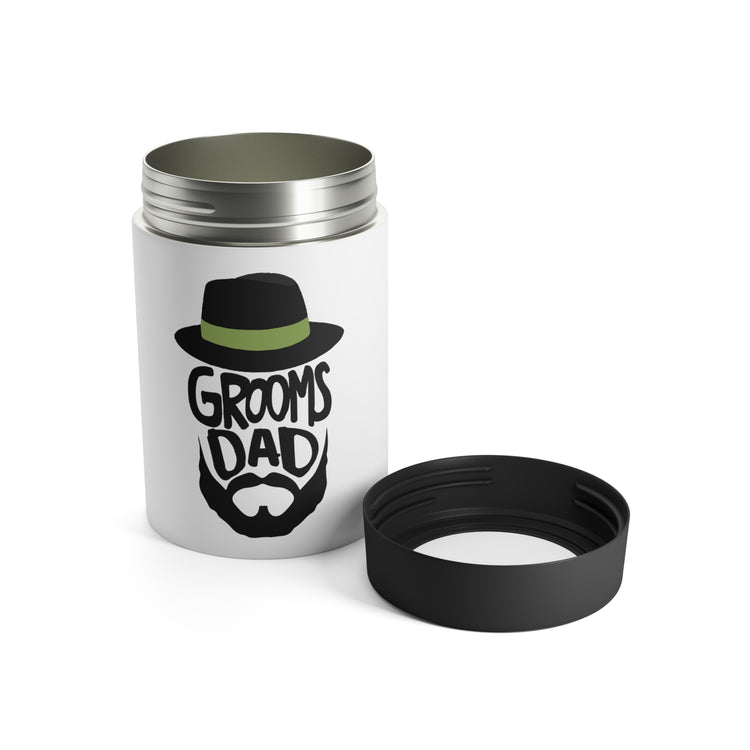 Funny Groom Father Wedding Bachelors Dad Wedding Dad Hilarious Grooms Bridal Sayings Engagement Fiances  Can Holder