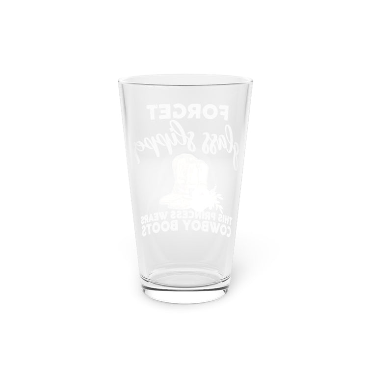 Beer Glass Pint 16oz  Novelty Forget Glass