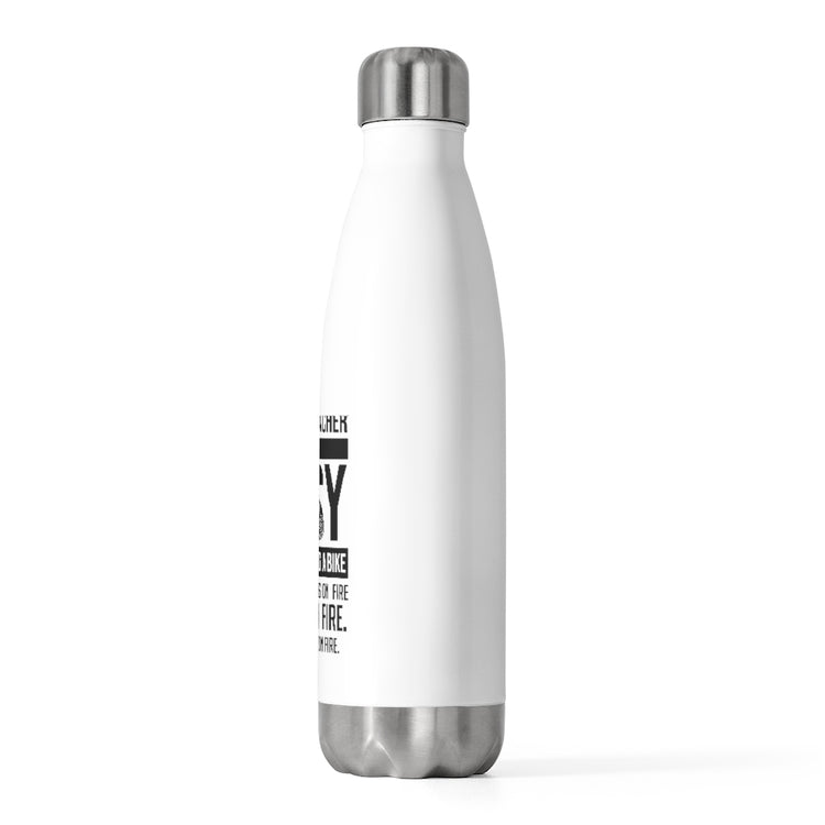 20oz Insulated Bottle Humorous Teacher Is Easy Like Riding A Bike Valuing TutorLooking for a nice