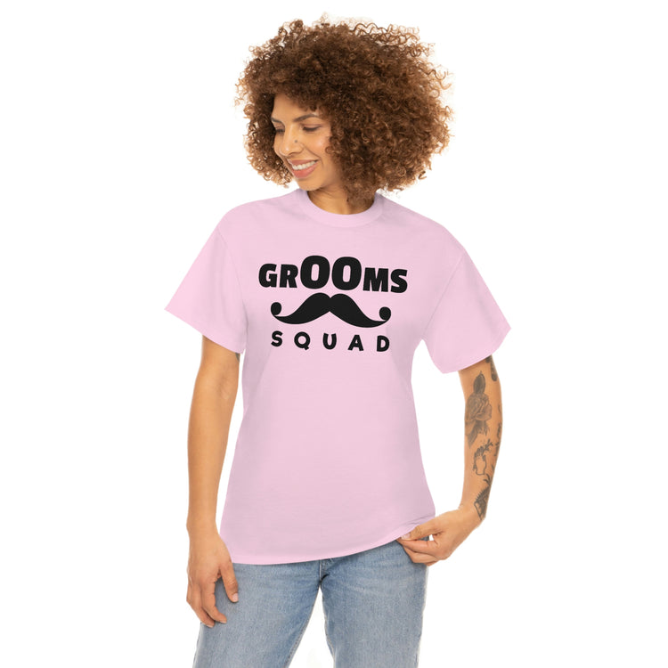 Funny Groom Squad Wedding Bachelors Mustache Wedding Hilarious Grooms Bridal Sayings Engagement Fiance