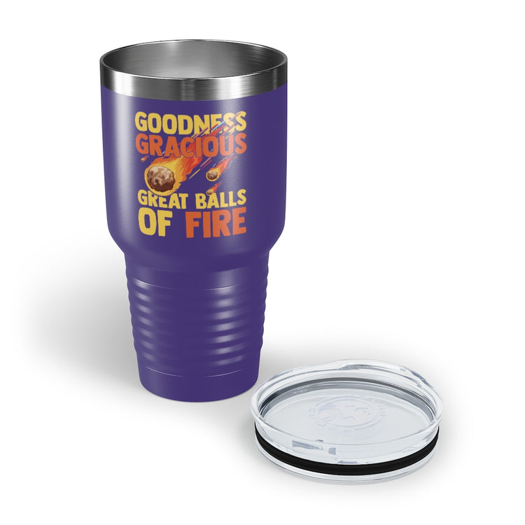 30oz Tumbler Stainless Steel Colors Hilarious Meteors Illustration Stargazers Statements Puns Humorous Stargazing