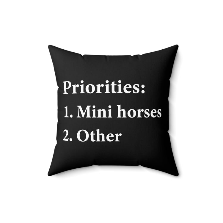 Humorous Countryside Vacations Enthusiasts Tee Shirt Gift | Hilarious Horseback Riding Pun Men Women T Shirt Spun Polyester Square Pillow