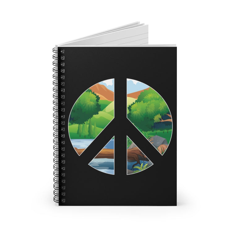 Spiral Notebook   Inspirational Environmentalist Conservationist Illustration Motivational