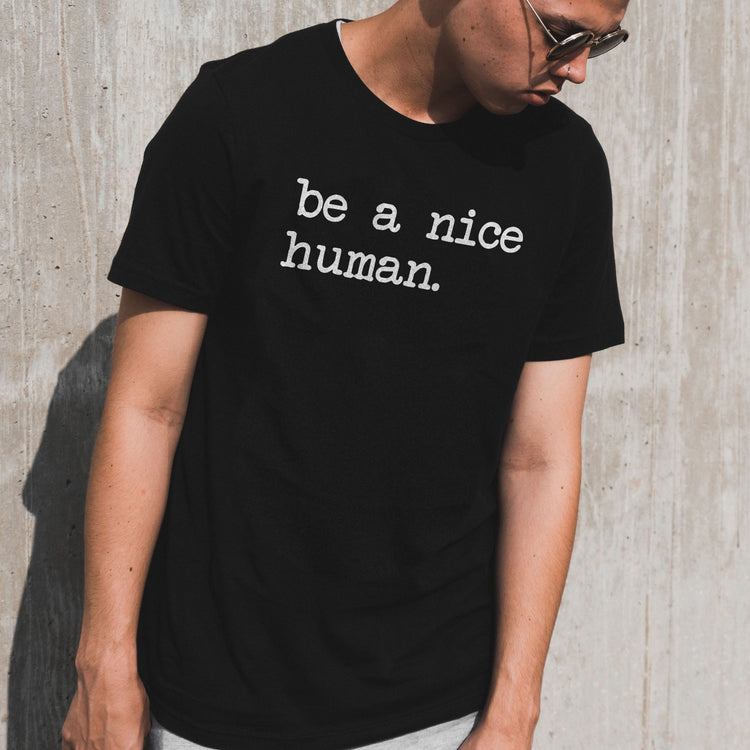 Be A Nice Person Funny Gym Shirt