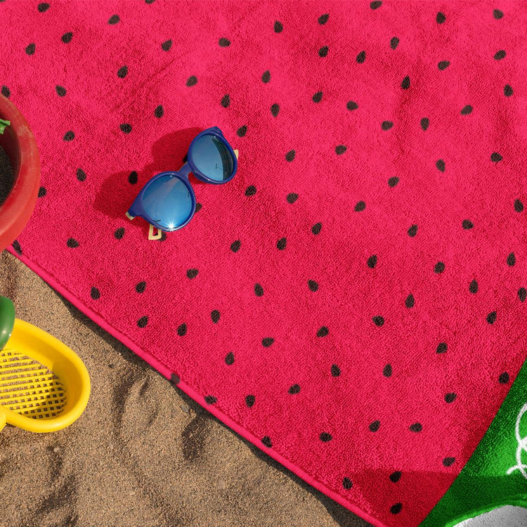 Personalized Tropical Watermelon Towel