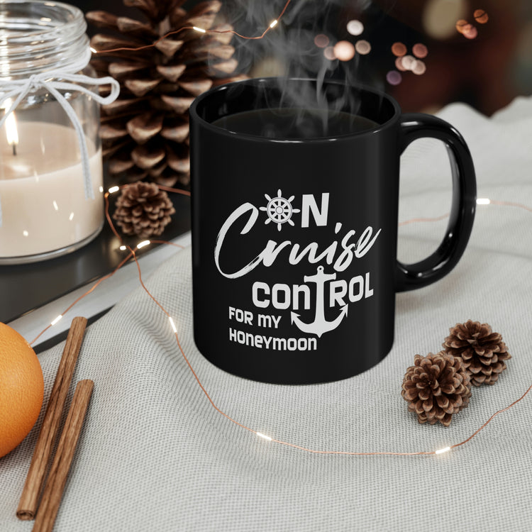 11oz Black Coffee Mug Ceramic Funny Bridal Celebrations Vacation Bridal Groom Fun Bridesmaids Graphic Wedding