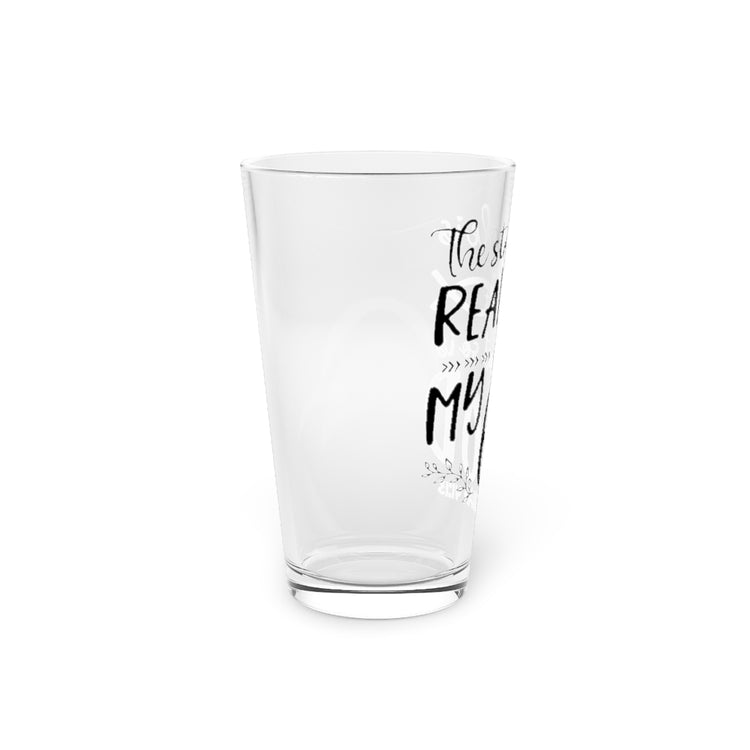 Beer Glass Pint 16oz  Struggle's Real My God's Omnipotent Quote