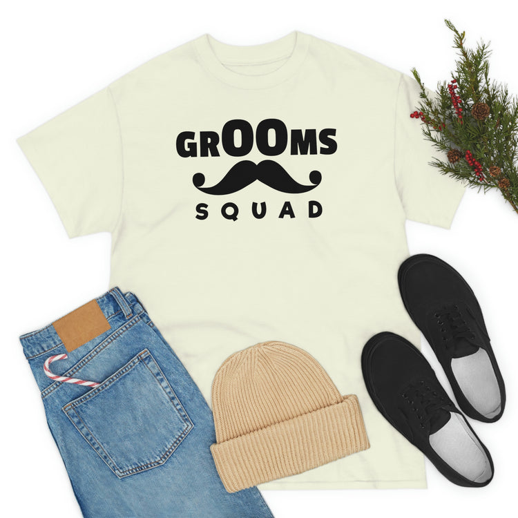 Funny Groom Squad Wedding Bachelors Mustache Wedding Hilarious Grooms Bridal Sayings Engagement Fiance