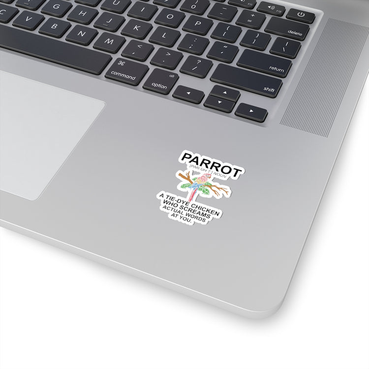 Sticker Decal Humorous Parrot Cockatoo Cockatiels Colored Birds Enthusiast Novelty Parakeet Stickers For Laptop Car