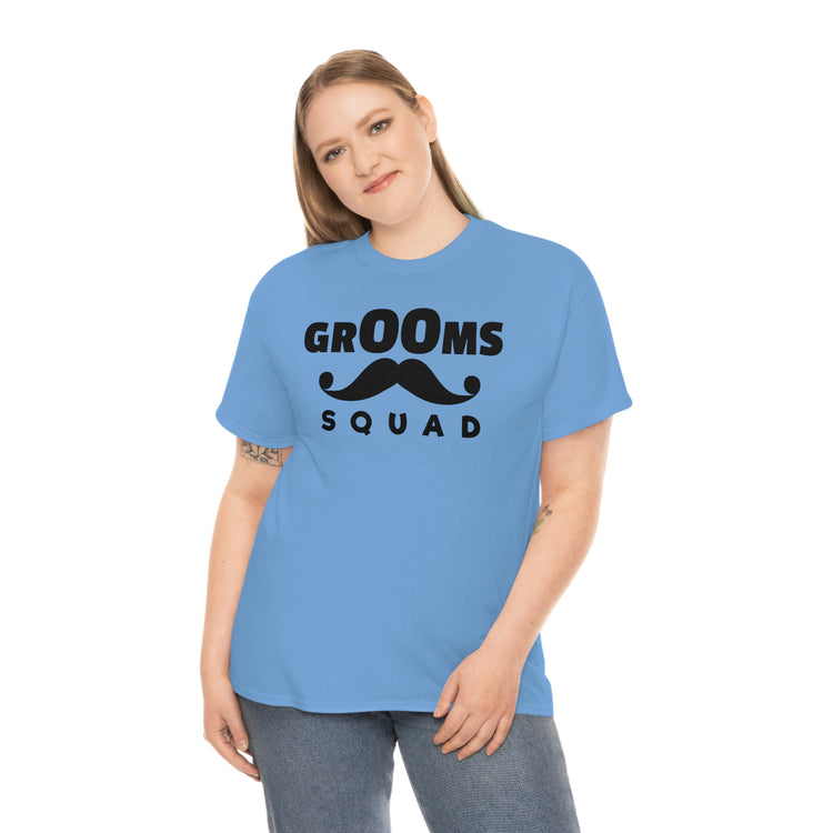 Funny Groom Squad Wedding Bachelors Mustache Wedding Hilarious Grooms Bridal Sayings Engagement Fiance