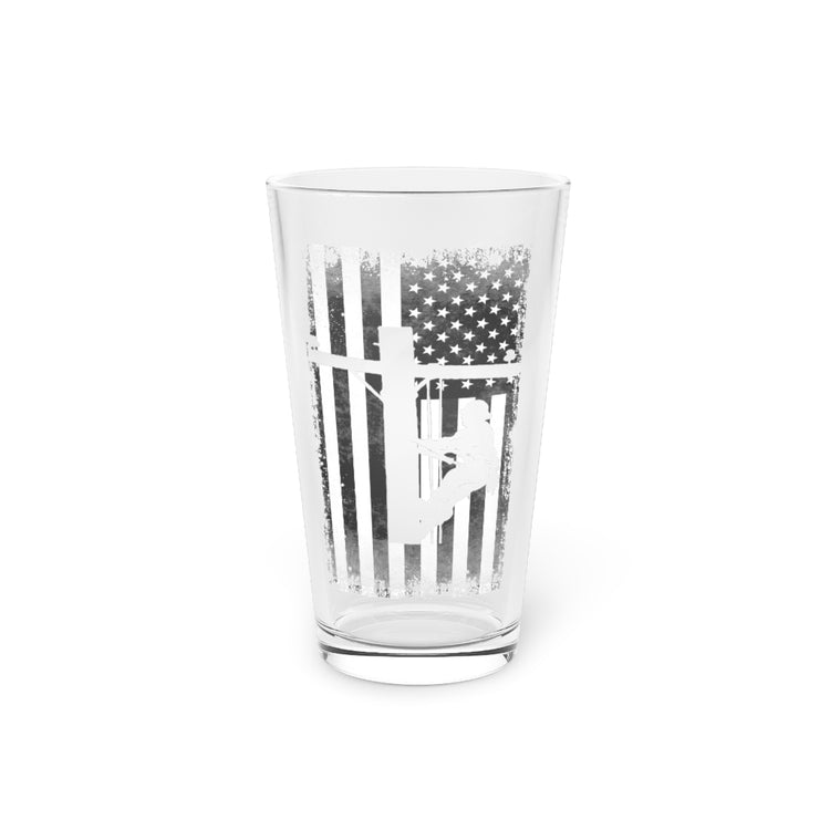 Beer Glass Pint 16oz  Novelty Retro Nostalgic Nationalist Nationalistic Wiremen Hilarious Electrical