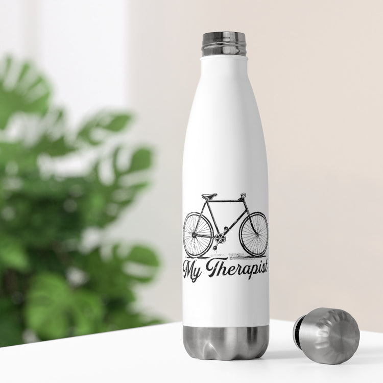 20oz Insulated Bottle Humorous Bicyclist Bicycling Cyclist Wheels Enthusiast Novelty Pedal Pedaling