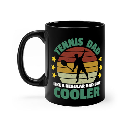 11oz Black Coffee Mug Ceramic Funny Badmintons Father Enthusiasts Distressed Saying Dad  Hilarious Sportsmen Athletics Graphic Sports Fan