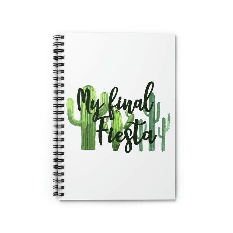 Spiral Notebook Funny Engagement Vacations Cactus Sarcastic Mexico Wedding  Fun Mexican Engagement Entourages