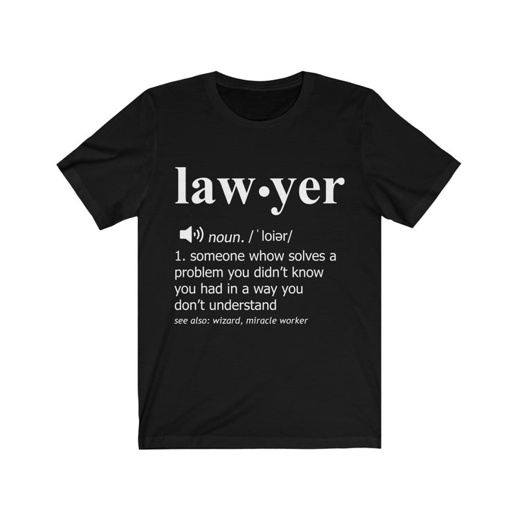 Humorous Attorney Sketch Drawing Legal Definition Novelty Brief Legal