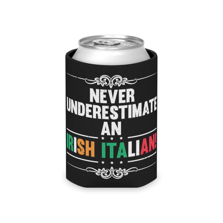 Beer Can Cooler Sleeve Humorous Patriotic Nationalistic Italia Nationalism Lover Hilarious Patriotism Enthusiast Chauvinism Devotee
