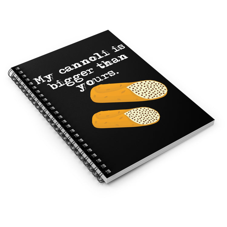 Hilarious Italian Dough Saying Men Women T Shirt Spiral Notebook - Ruled Line