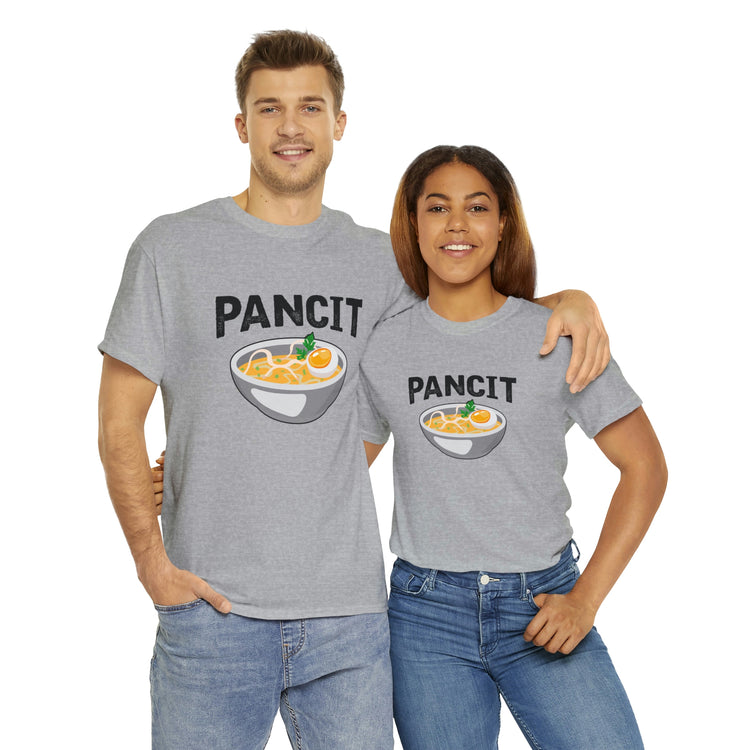 Shirt Funny Pancit Filipinos Dining Cuisine Asian Noodle Pasta Dishes Healthy delicacies T-Shirt Unisex Heavy Cotton Tee