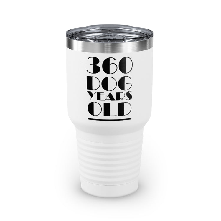 30oz Tumbler Stainless Steel Colors Humorous Retirement 50th Birthday Funny 350 Dog Years Old Hilarious Graphic Men Women
