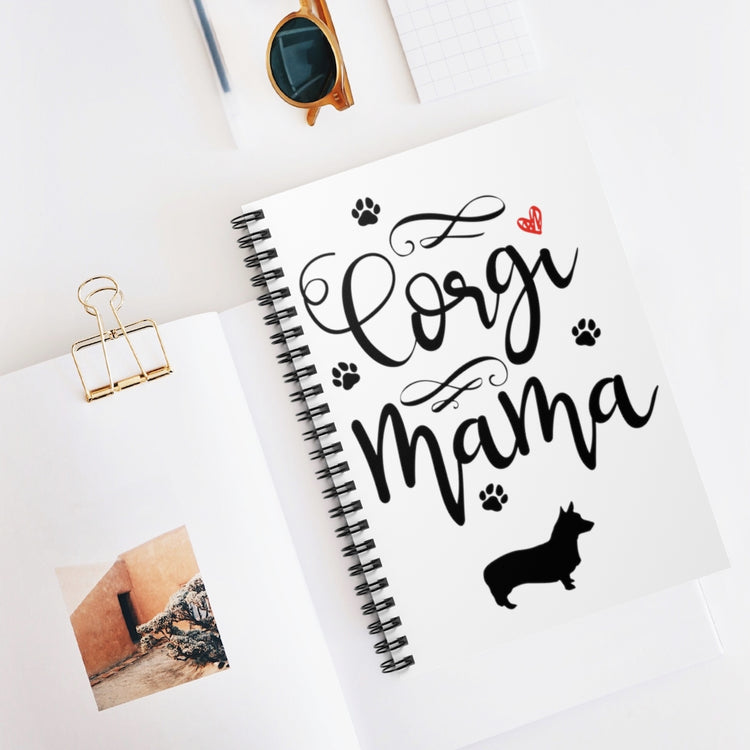 Spiral Notebook  Hilarious Corgis Mommas Appreciation Sarcastic Saying Pun Humorous Doggos