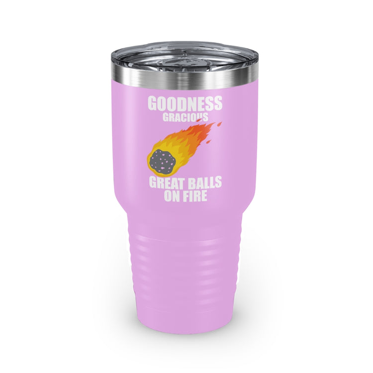 30oz Tumbler Stainless Steel Colors Hilarious Meteors Illustration Stargazers Statements Puns Humorous Stargazing