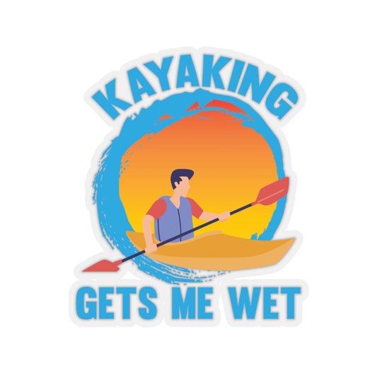 Sticker Decal Vintage Kayaking Enthusiasts Graphic Saying Tee Shirt Gift Cute Canoeing Lover Stickers For Laptop Car